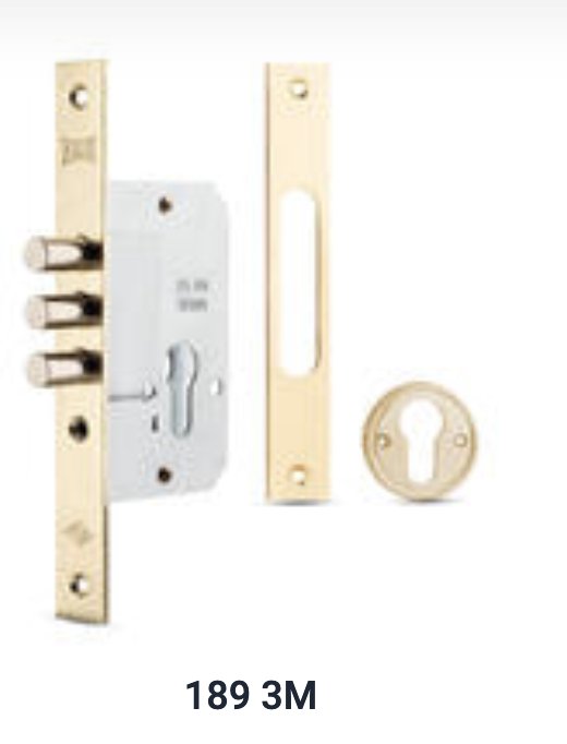 189 3M Kale Safety Mortise Lock With Cylinder