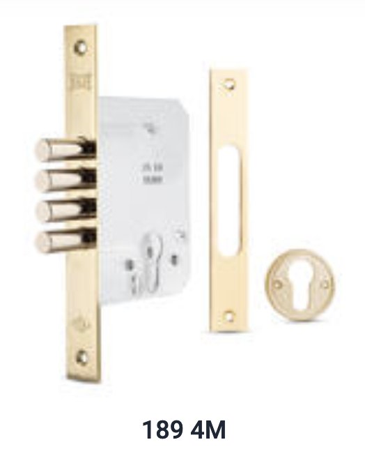 189 4M Kale Safety Mortise Lock With Cylinder