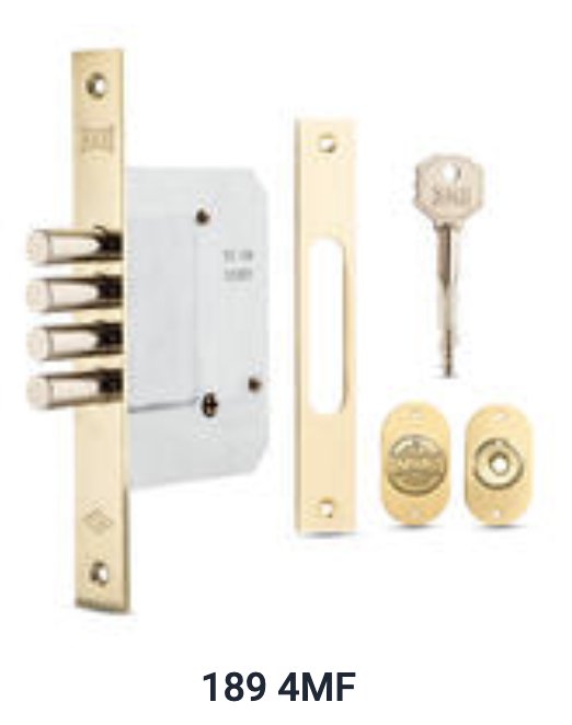 189 4MF Kale Safety Mortise Lock With Cross Key