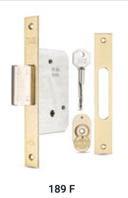 189 F Kale Safety Mortise Lock With Cross Key Type Cylinder